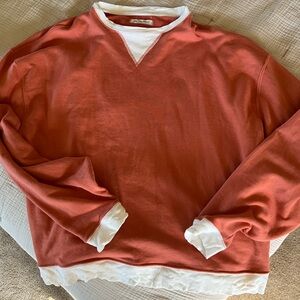 Free People Classic Crew Colorblock Sweatshirt